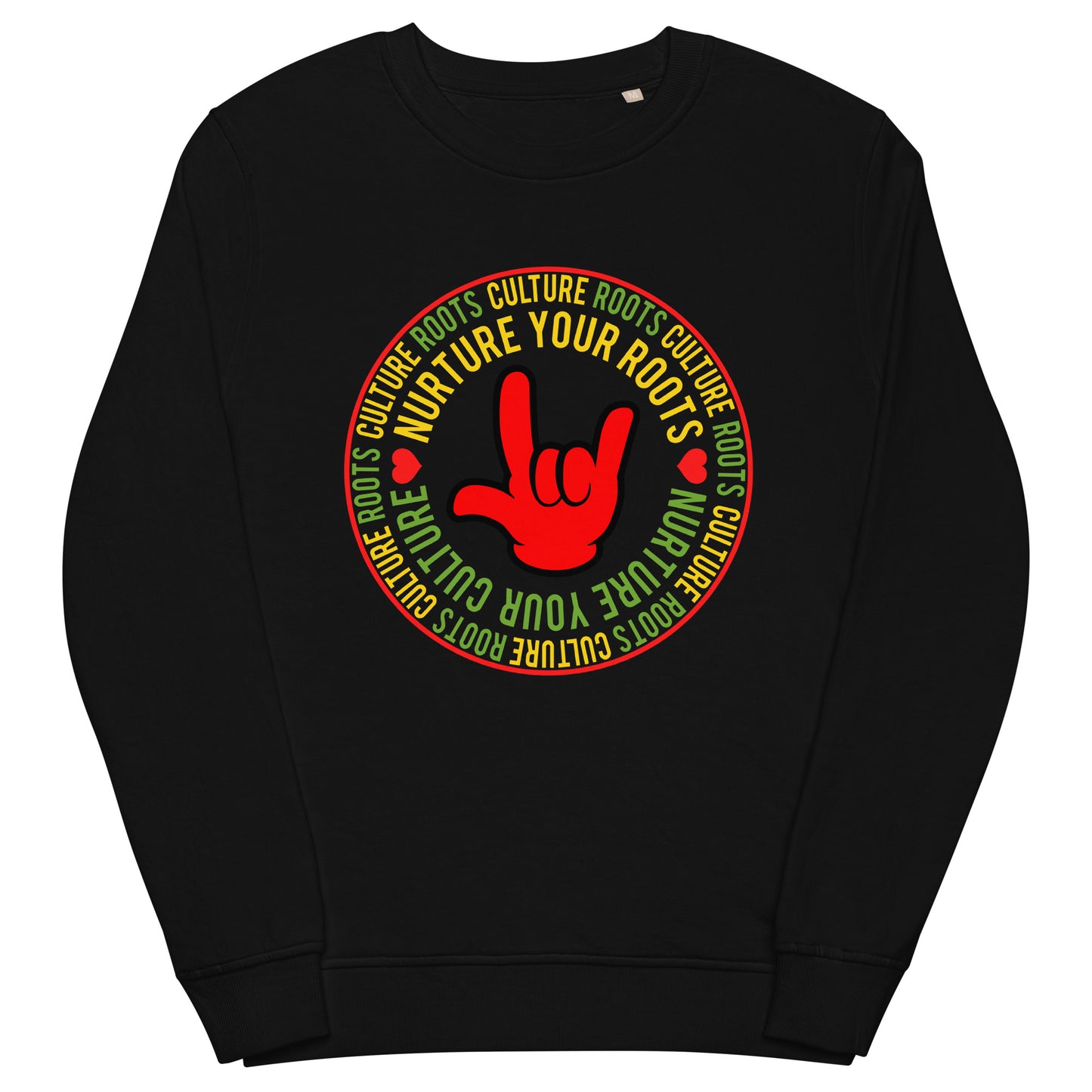 NURTURE YOUR ROOTS & CULTURE Unisex Organic Sweatshirt